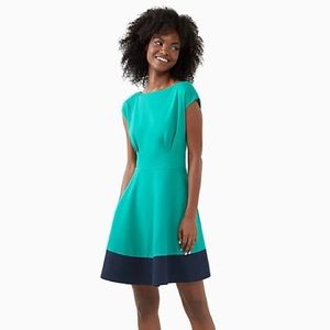 Kate spade colorblock ponte fiorella dress